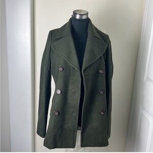 Old Navy Dark Olive Green Outerwear Jacket Coat Size XS